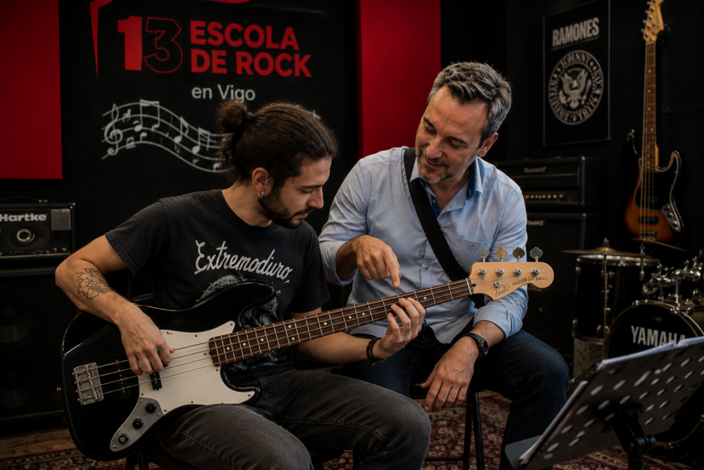 Clases de bajo electrico Vigo